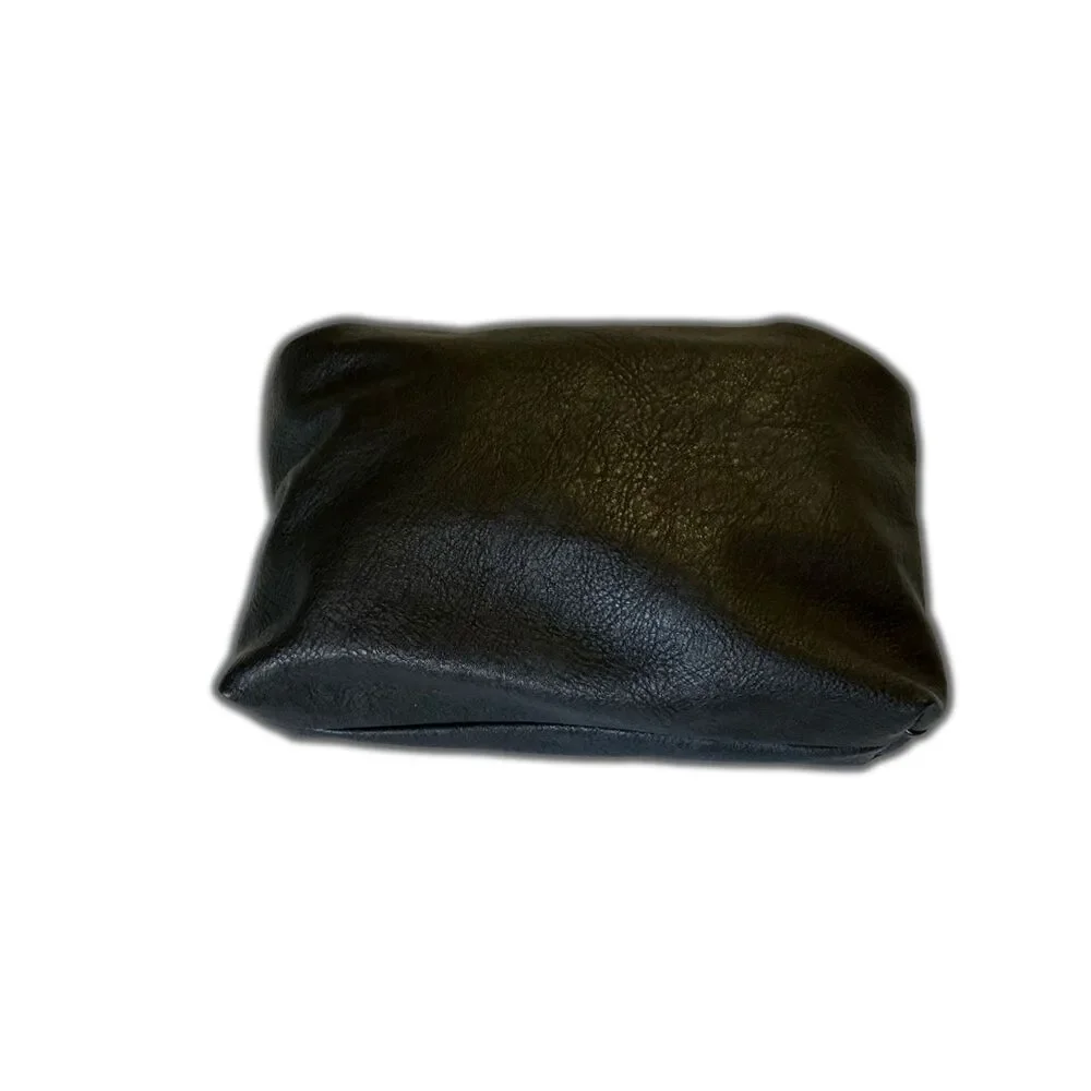 Antik Kraft Cosmetic Bag Large Black Faux Leather